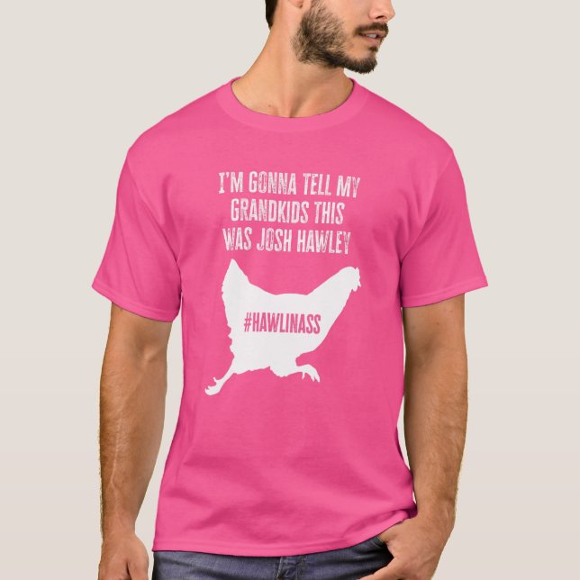 Josh Jan 6 Hawley Chicken Running Away T-Shirt (Front)
