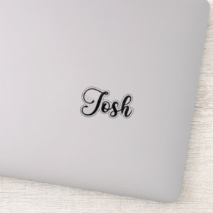 Josh Name - Handwritten Calligraphy Sticker