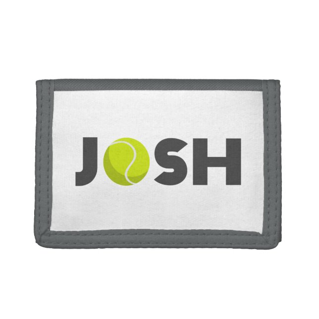 Josh Tennis Trifold Wallet (Front)