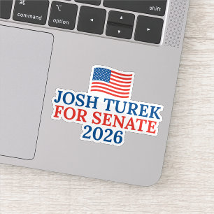 Josh Turek for Senate 2026 Election Laptop Sticker