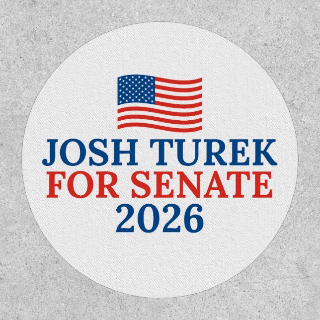 Josh Turek for Senate 2026 Election Patch (Front)