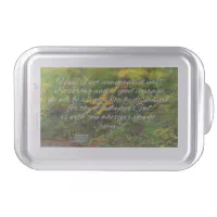 Cow Calf Sunset Bible Verse Joshua 1:9 Cake Pan Nordic Ware 9x13 