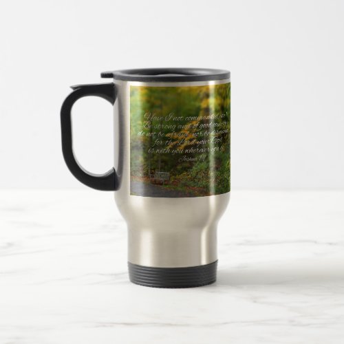 Joshua 19 Bible Verse Christian Scripture Travel Mug