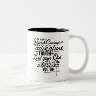 Joshua 1:9 Bible Verse Mug