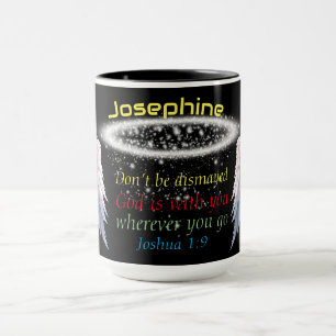 Joshua 1:9 Christian Faith Message Meditation Mug