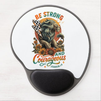 Joshua 1:9 gel mouse pad