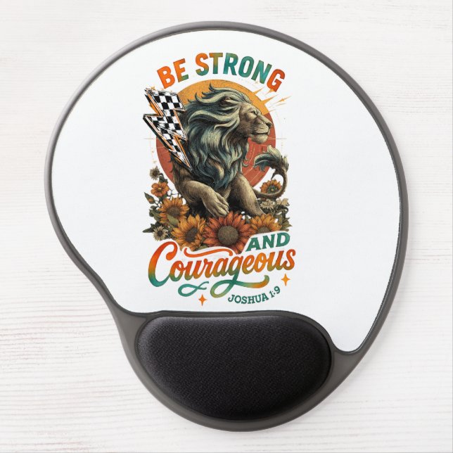 Joshua 1:9  gel mouse pad (Front)