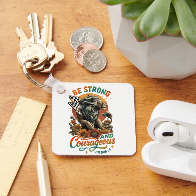 Joshua 1:9  keychain (Desk)