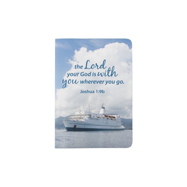 Joshua 1:9 Passport Holder (Front)