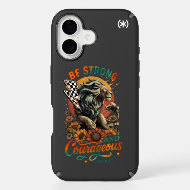 Joshua 1:9  speck iPhone case (Front)