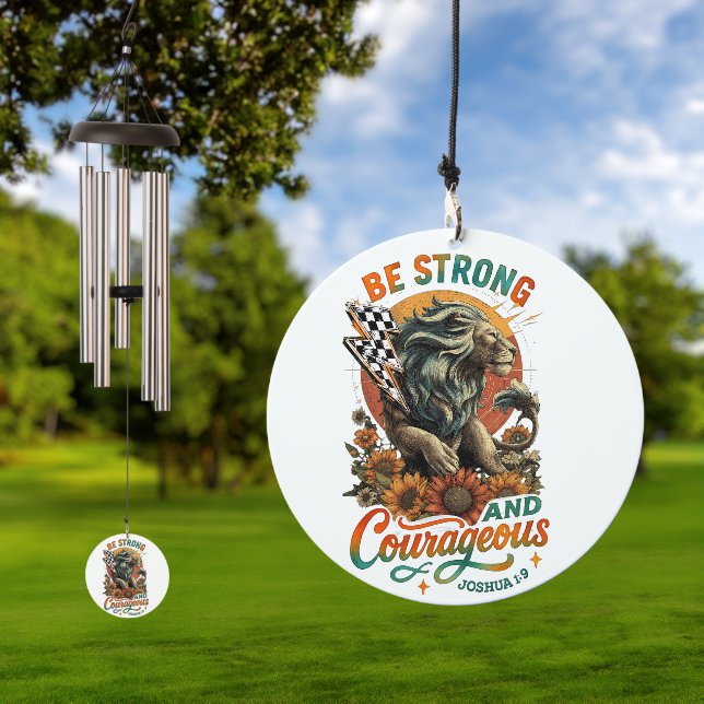 Joshua 1:9  wind chime  (Outdoor)