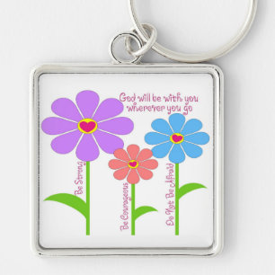 Joshua 1 Verse 9 Keychain