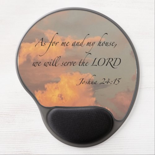 Joshua 2415 As for me andGel Mouse Pad