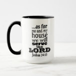 Joshua 24:15 Father&#39;s Day Mug