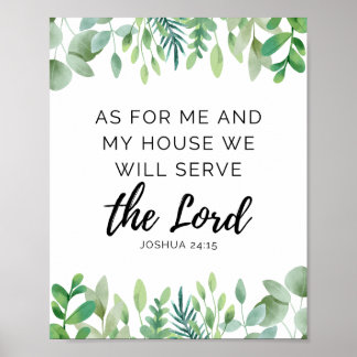 Joshua 24:15 Print