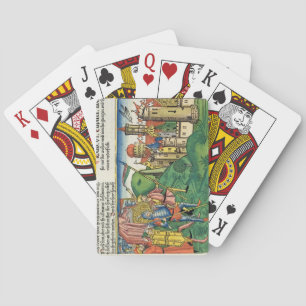 Joshua 6 4-21 The Fall of Jericho, from the 'Nurem Poker Cards