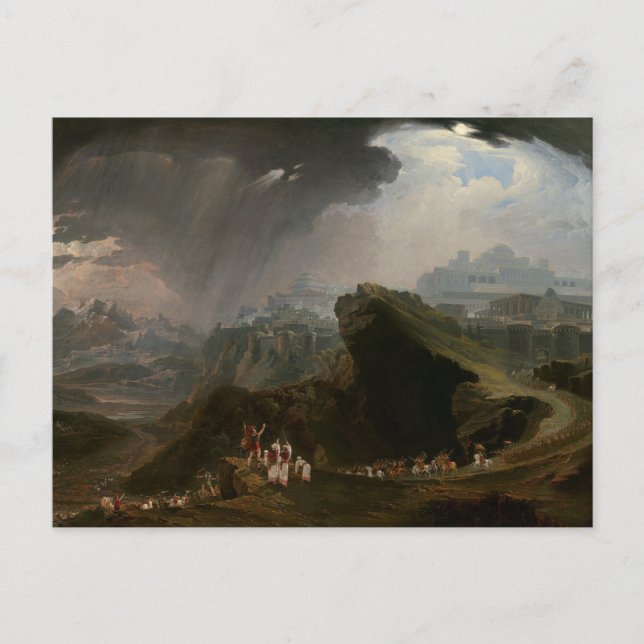 Joshua and the Battle at Gibeon Postcard (Front)