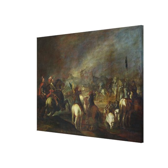 Joshua at the walls of Jericho Canvas Print | Zazzle.com