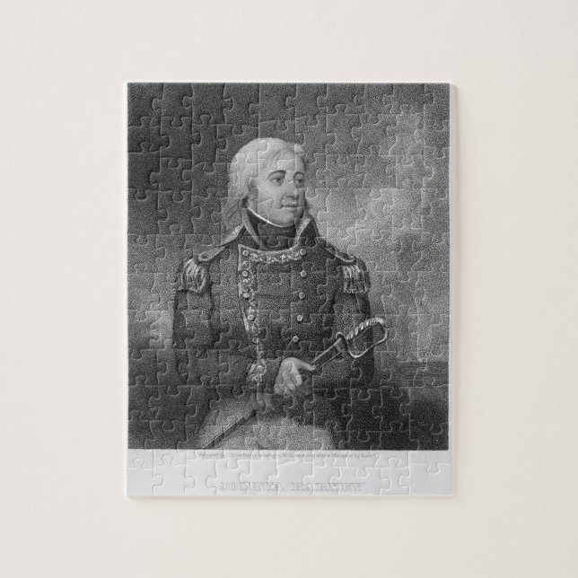 Joshua Barney (1759-1818), engraved by J. Gross af Jigsaw Puzzle (Vertical)