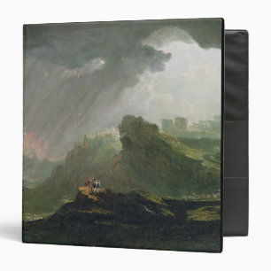 Joshua Commanding the Sun to Stand Still Upon Gibe 3 Ring Binder