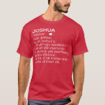 Joshua Name Definition Joshua Meaning Joshua Name  T-Shirt