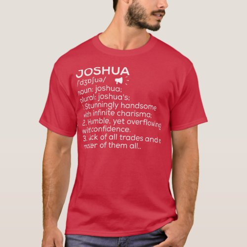 Joshua Name Definition Joshua Meaning Joshua Name  T_Shirt