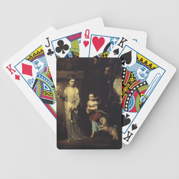 Joshua Reynolds  Ladies Amabel & Mary Jemima Yorke Playing Cards