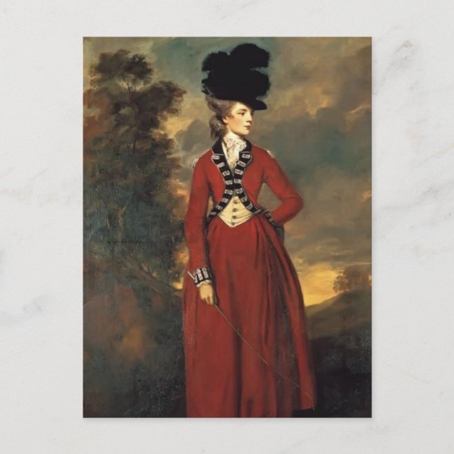 Joshua Reynolds- Lady Worsley Postcard (Front)