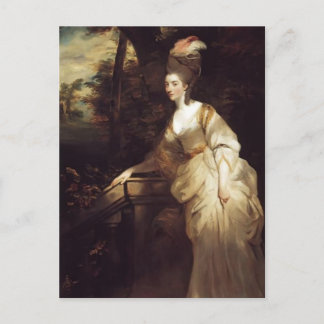 Joshua Reynolds- Portrait of Georgiana Postcard