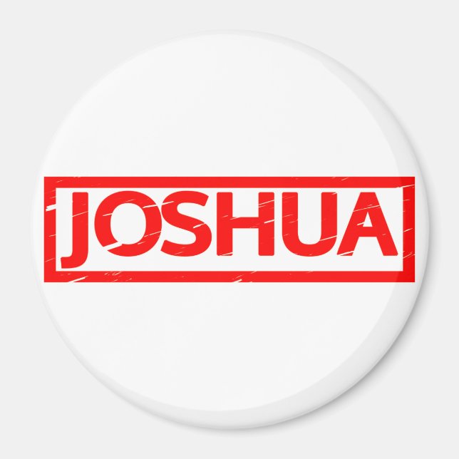 Joshua Stamp Magnet (Front)