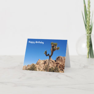 Joshua Tree and Rocks Card