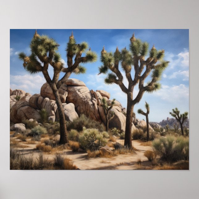 Joshua Tree Art Print Poster (Front)