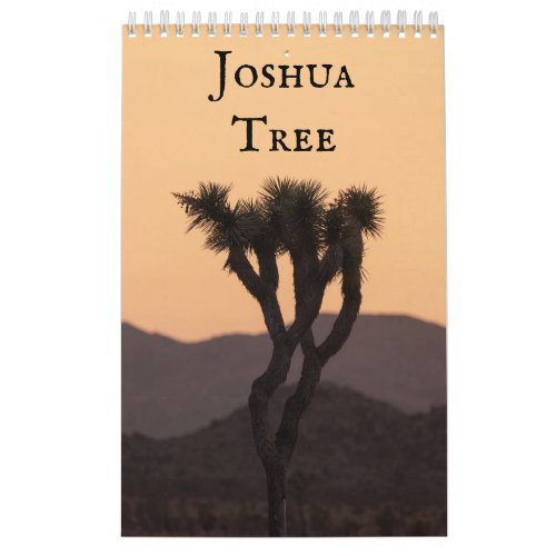 Joshua Tree Calendar