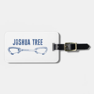 Joshua Tree California Climbing Quickdraw Luggage Tag