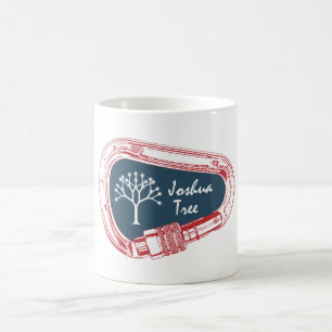 Joshua Tree Climbing Carabiner Coffee Mug