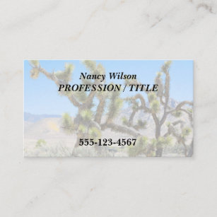 Joshua Tree in California        Business Card