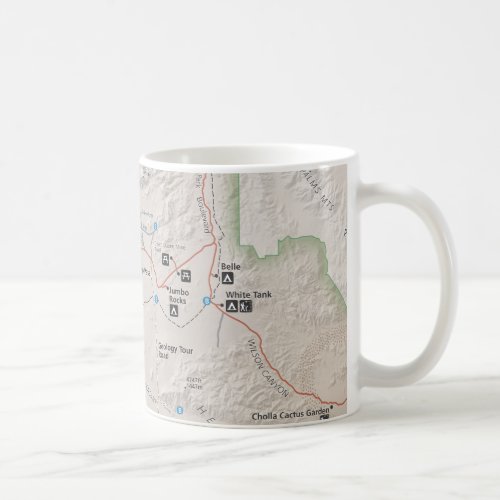 Joshua Tree map mug