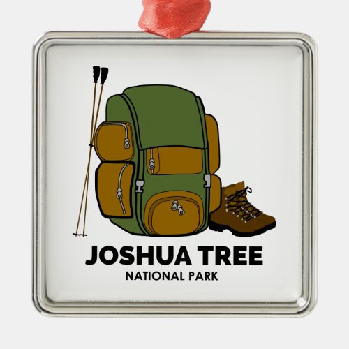 Joshua Tree National Park Backpack Metal Ornament