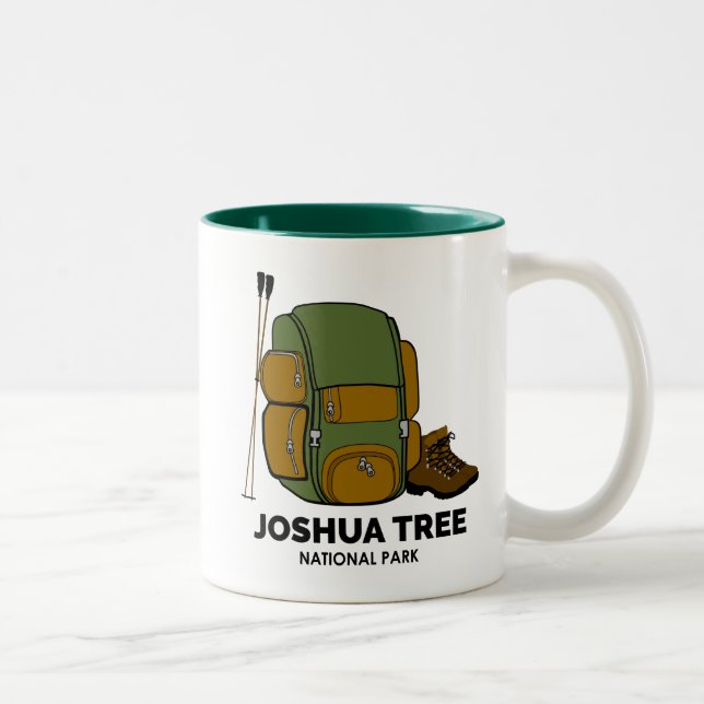 Joshua Tree National Park Backpack Two-Tone Coffee Mug (Right)