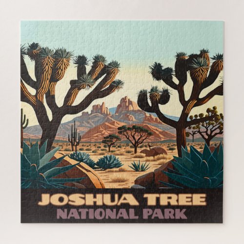 Joshua Tree National Park California Desert  Jigsaw Puzzle