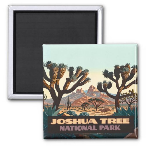 Joshua Tree National Park California Desert  Magnet