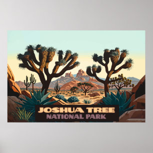 Joshua Tree National Park California Desert Poster