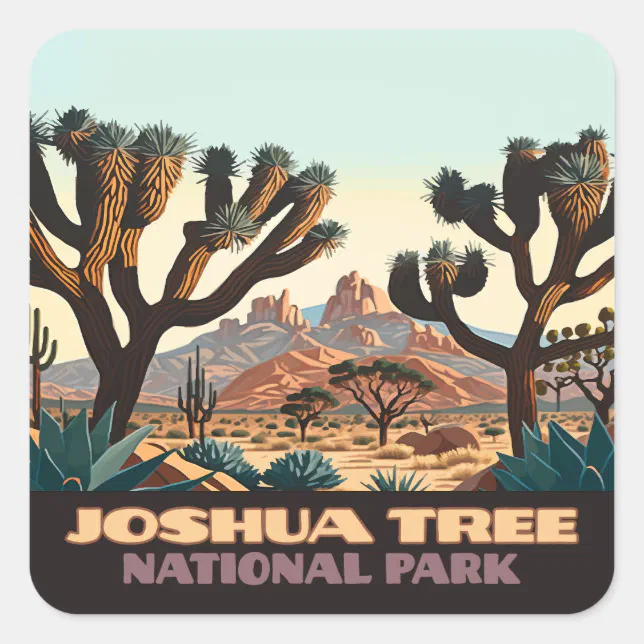Joshua Tree National Park Sticker – California NP Decal, USA Made