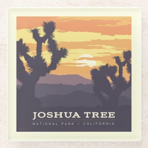 Joshua Tree National Park  California Glass Coaster