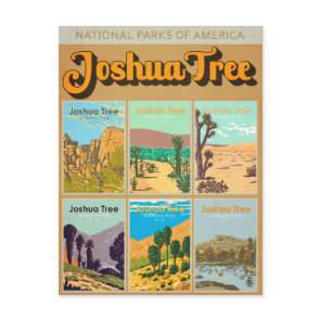 Joshua Tree National Park California Landmark Postcard