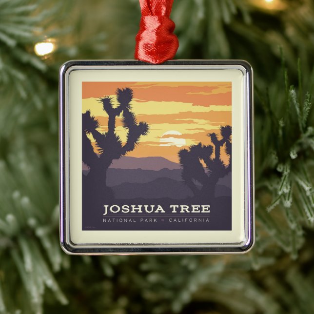 Joshua Tree National Park | California Metal Ornament (Tree)