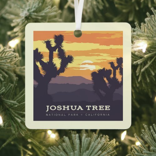 Joshua Tree National Park  California Metal Ornament