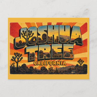 Joshua Tree National Park California Surreal Postcard