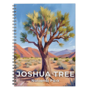 Joshua Tree National Park California Travel Art Notebook