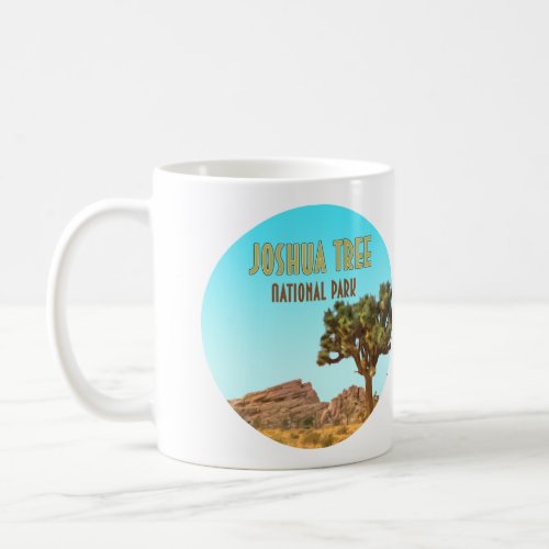 Joshua Tree National Park California Vintage Coffee Mug